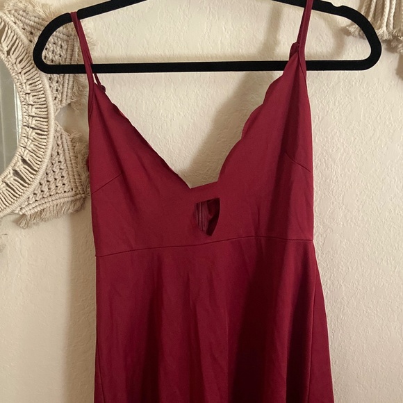 Red Mini Skater Dress - Picture 1 of 3